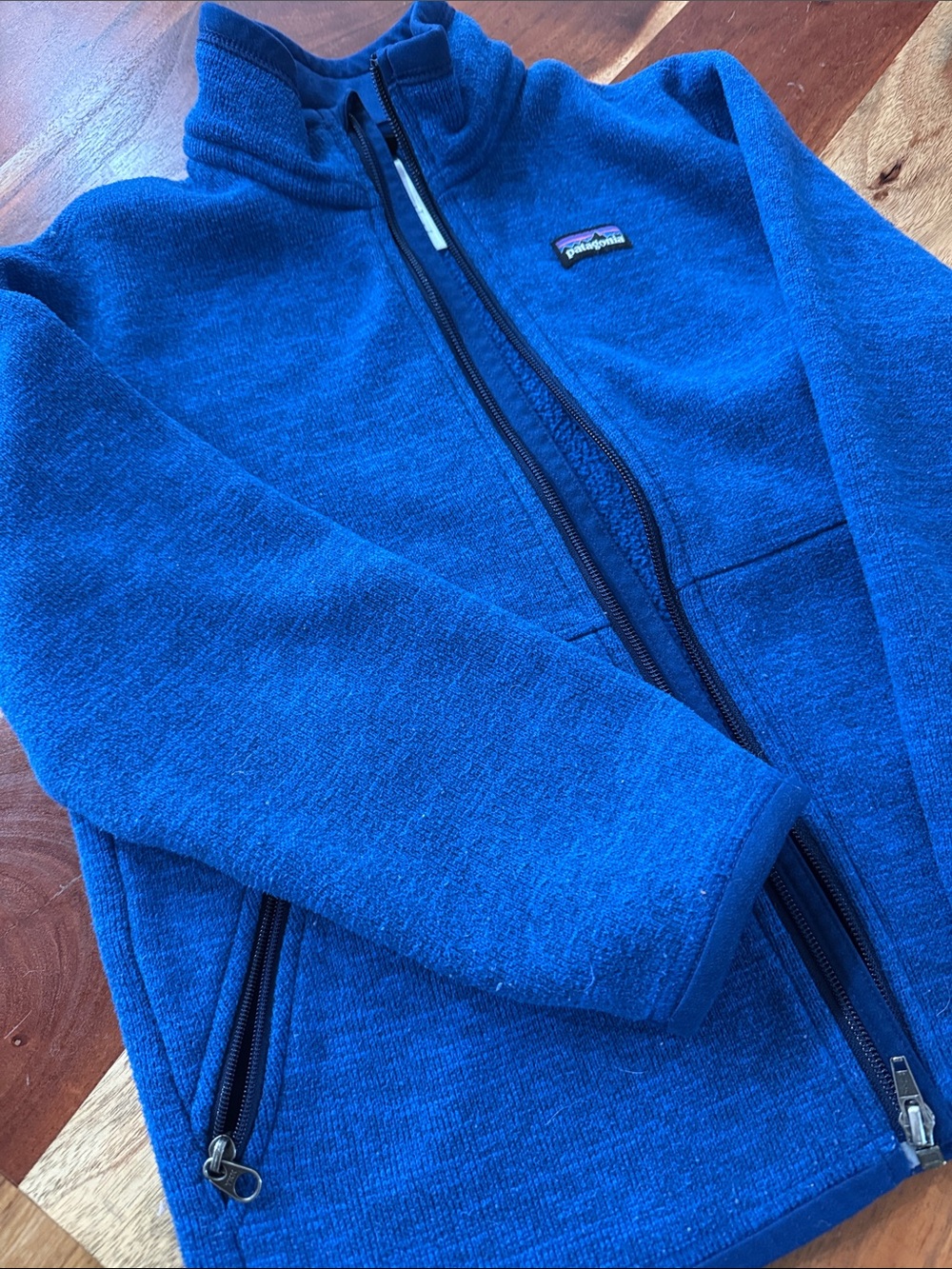 Patagonia Boys' Better Sweater Jacket Blue Size 8